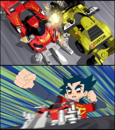 チョロQデッキシステム Qファイターズ! 封面